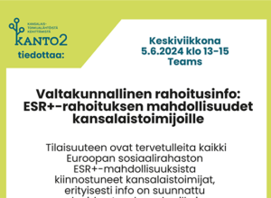 ESR+-rahoitusinfo 5.6.