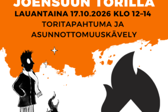 Asunnottomien yön tapahtuma 17.10. klo 12-14